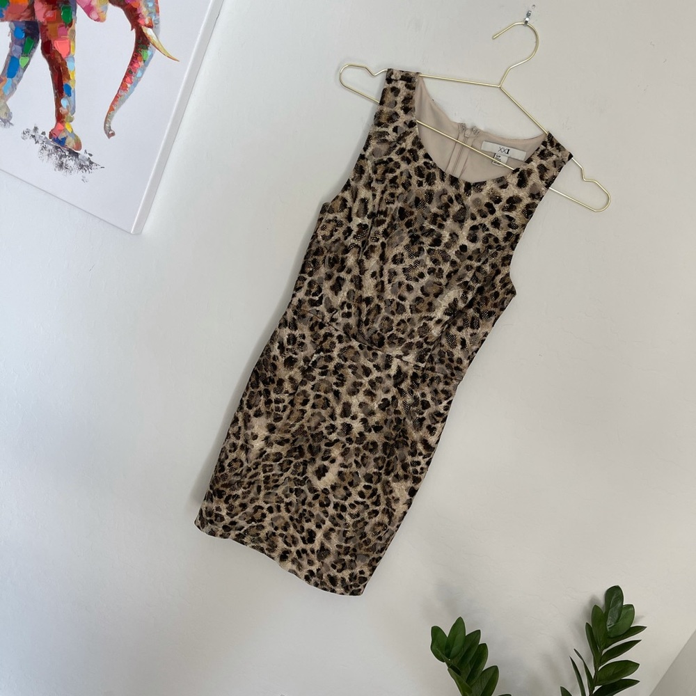 Forever21 Cheetah Print Mini Dress Sz S